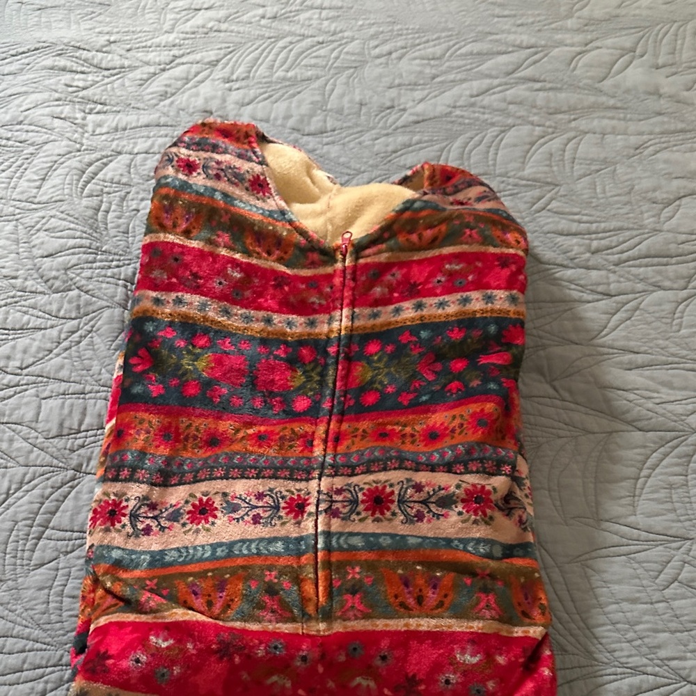 Natural Life cozy multi colored onesie